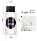 Nail Powder Acrylic System Kit Professional Nail Art Tool Set Contain Glass Cup Acrylic Liquid Extention Carving Manicure